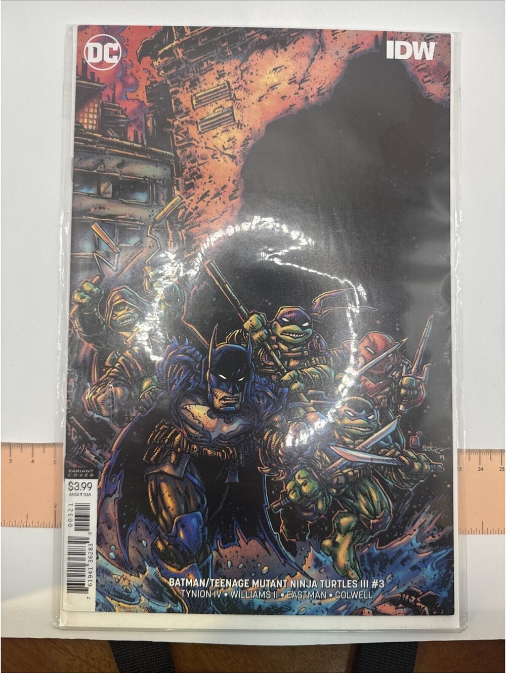 Batman / Teenage Mutant Ninja Turtles III #3 Kevin Eastman Cover (DC Comics...